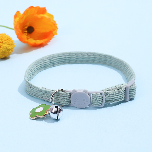 Cat Floral Pendant Collar