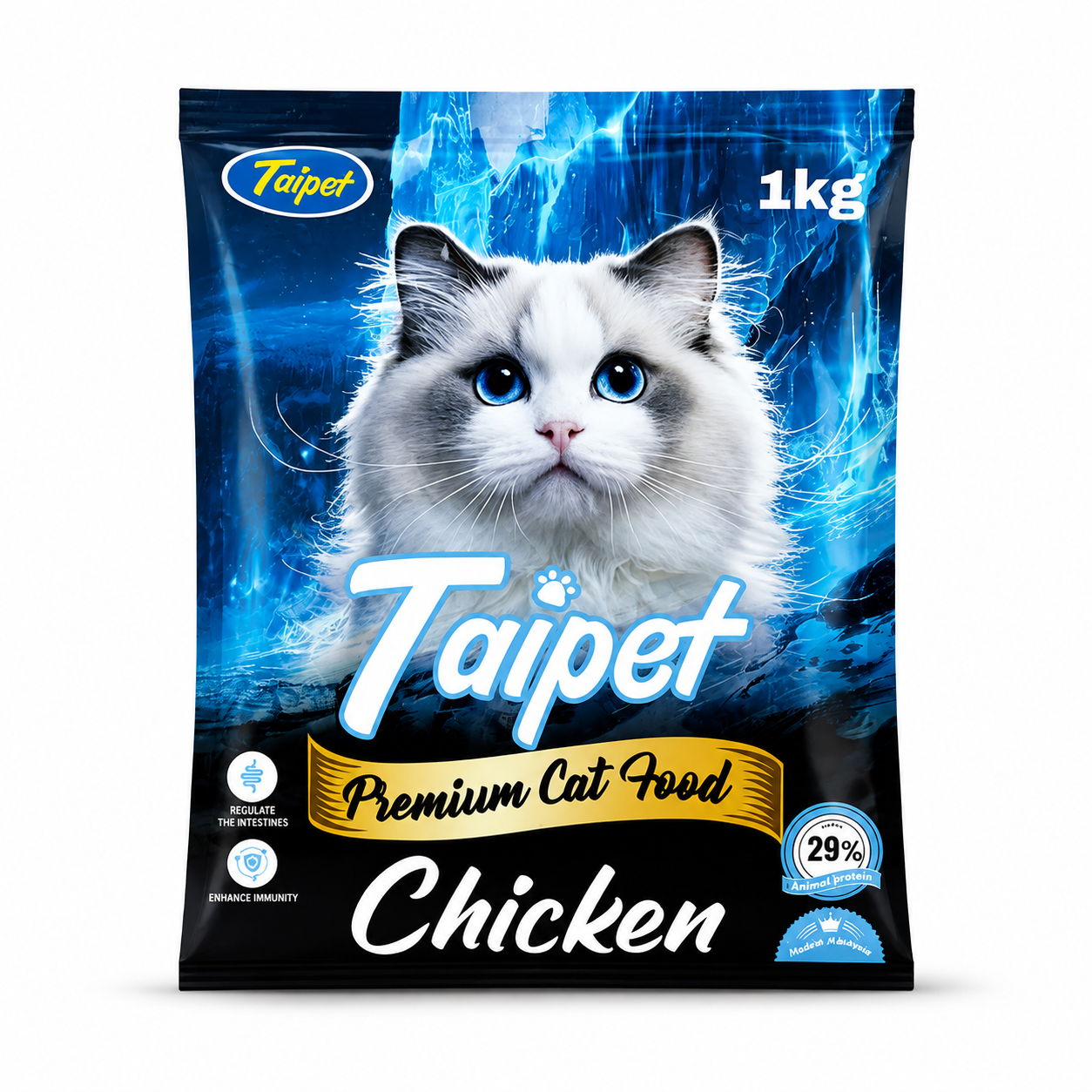 Taipet Premiium Kitten Chicken, Milk & Fish 1kg