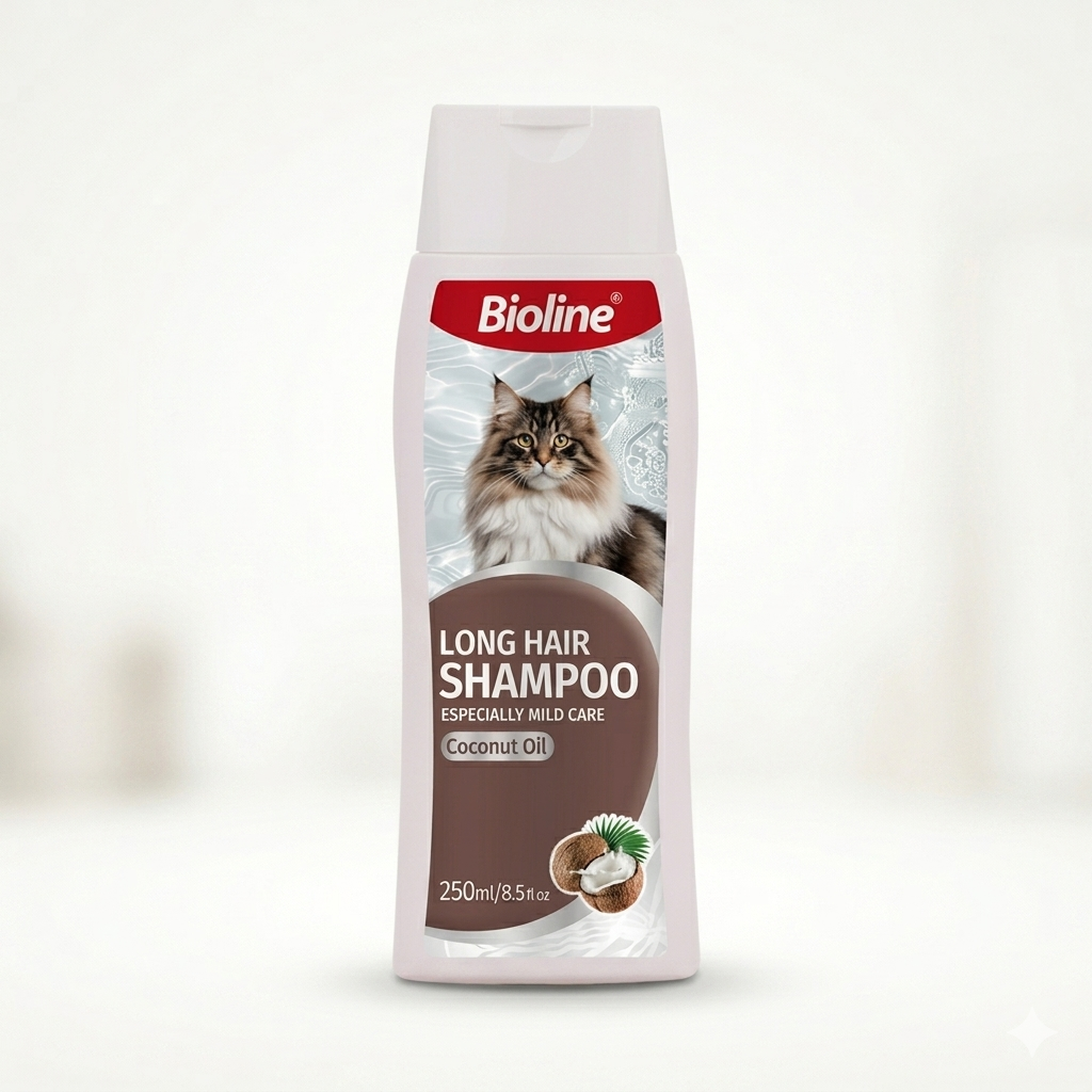 Bioline Long Hair Cat Shampoo 250ML