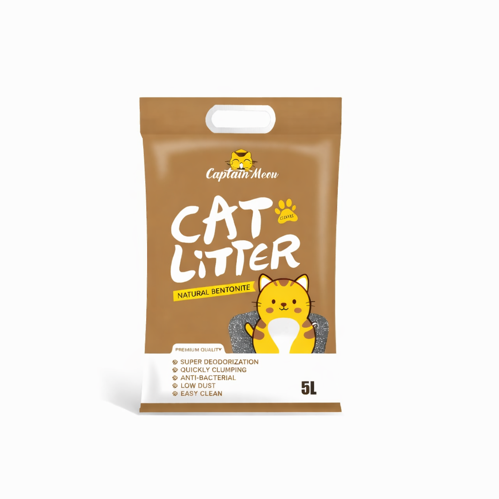 Captain Meow Natural Bentonite Coffee Flavour Cat Litter