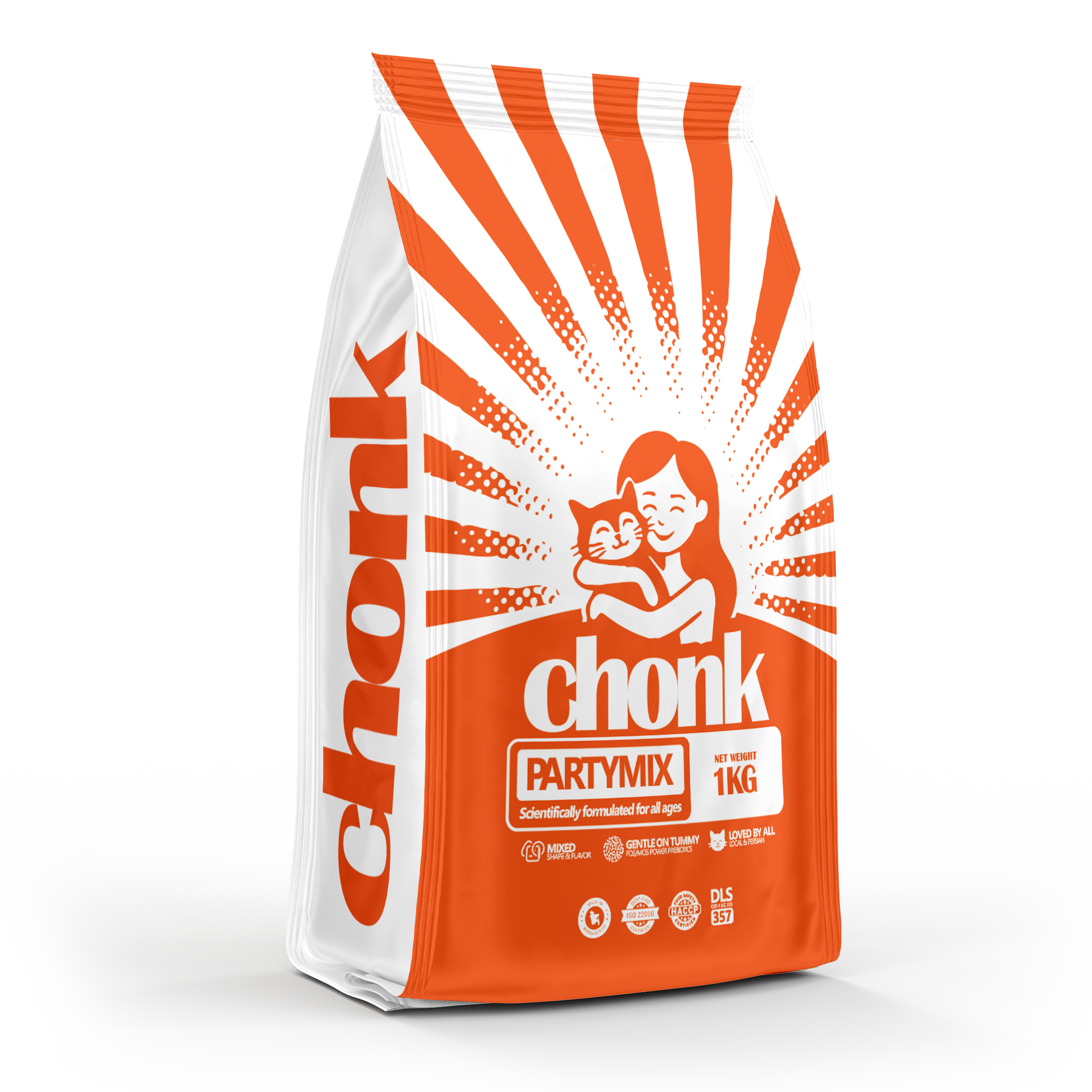 Chonk All Ages Cat Food Partymix 1 KG