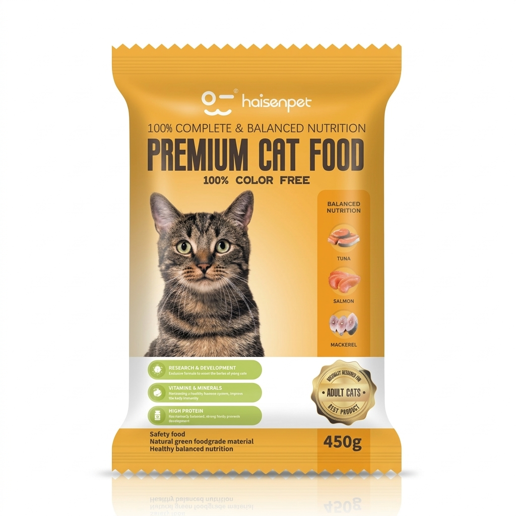 Haisenpet Premium Dry Cat Food Adult Chicken, Salmon & Mackrel 3KG