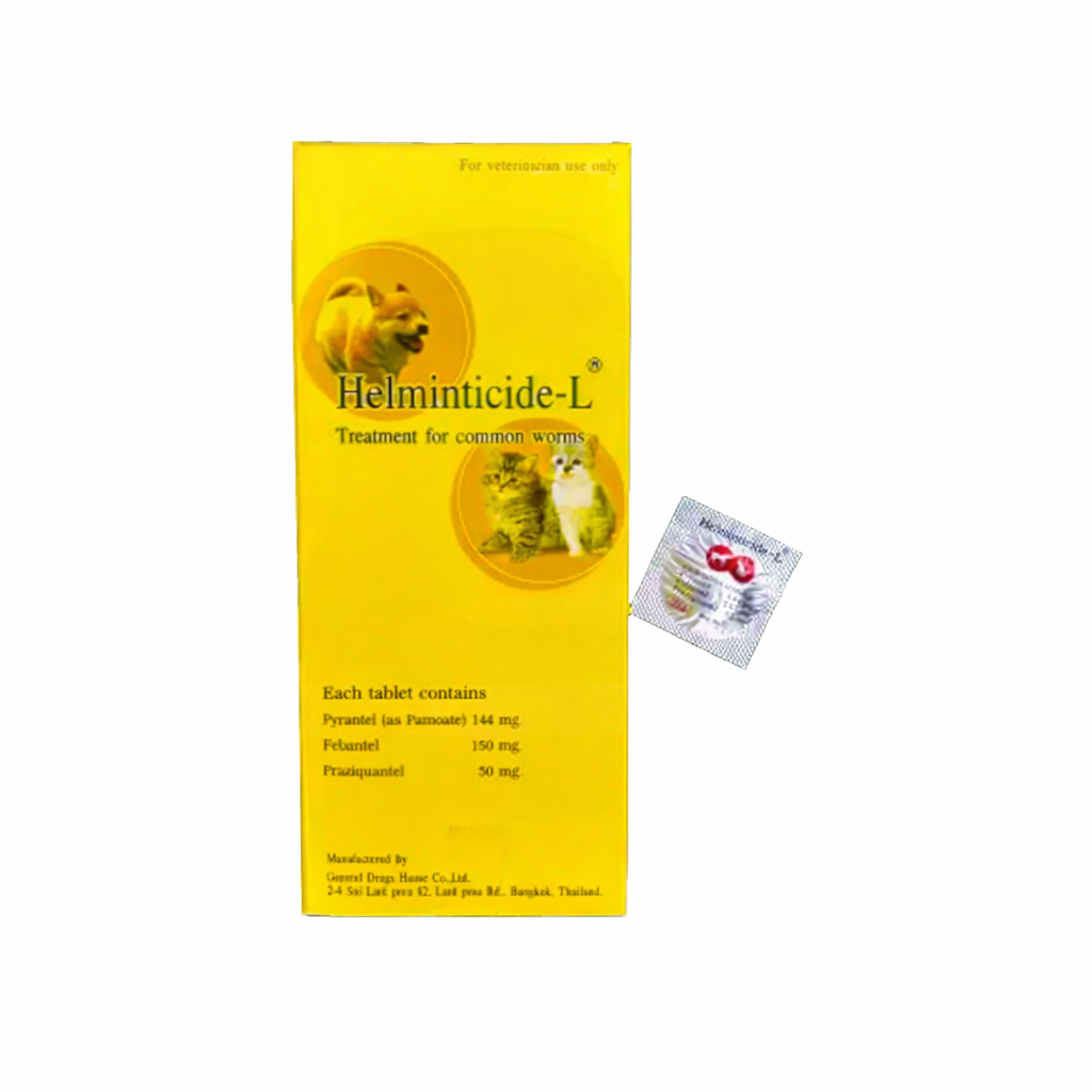 Helminticide-L – Deworming Tablet for Pet, Dog & Cat (1 Tablet)