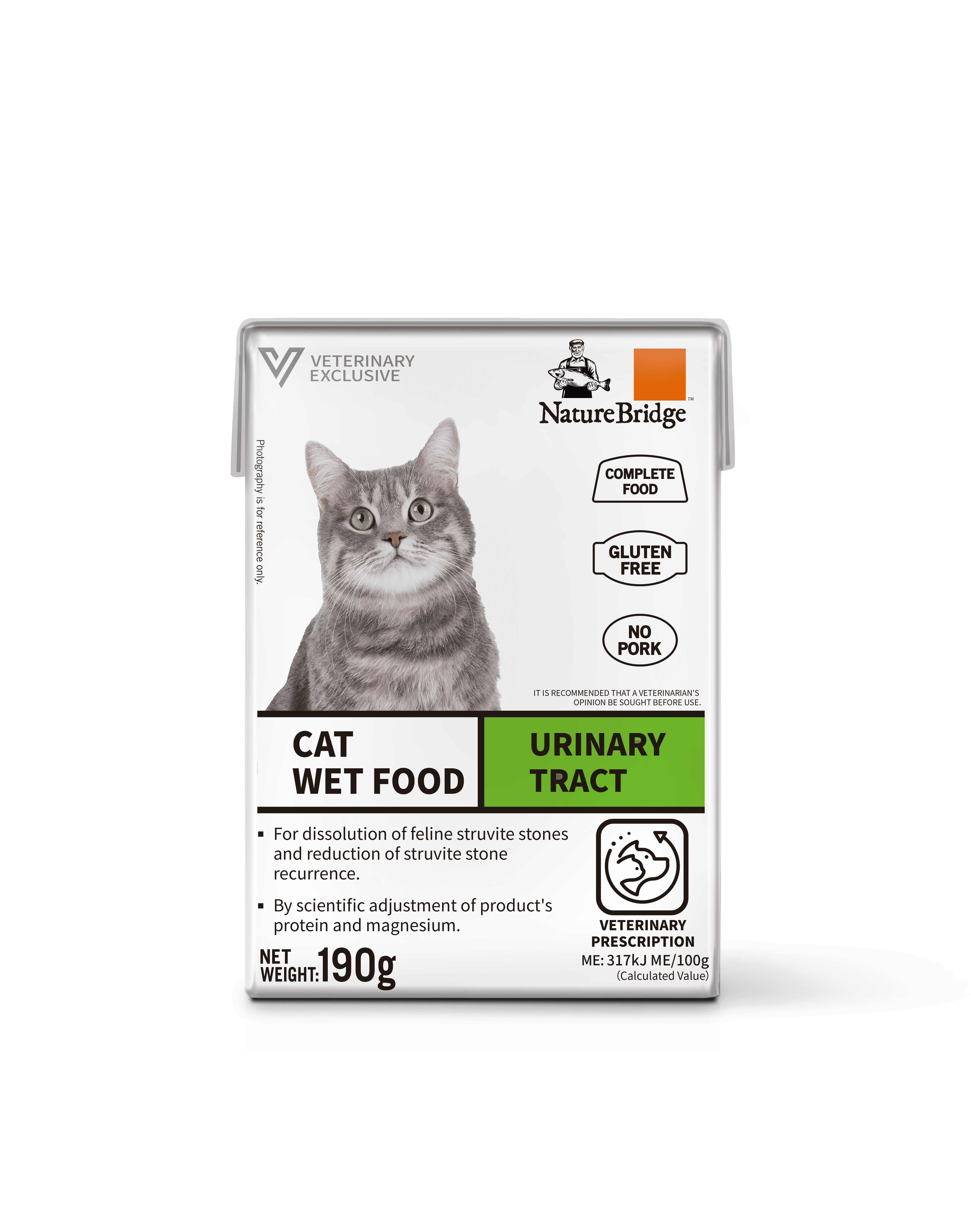NatureBridge Urinary Tract Wet Food 190g