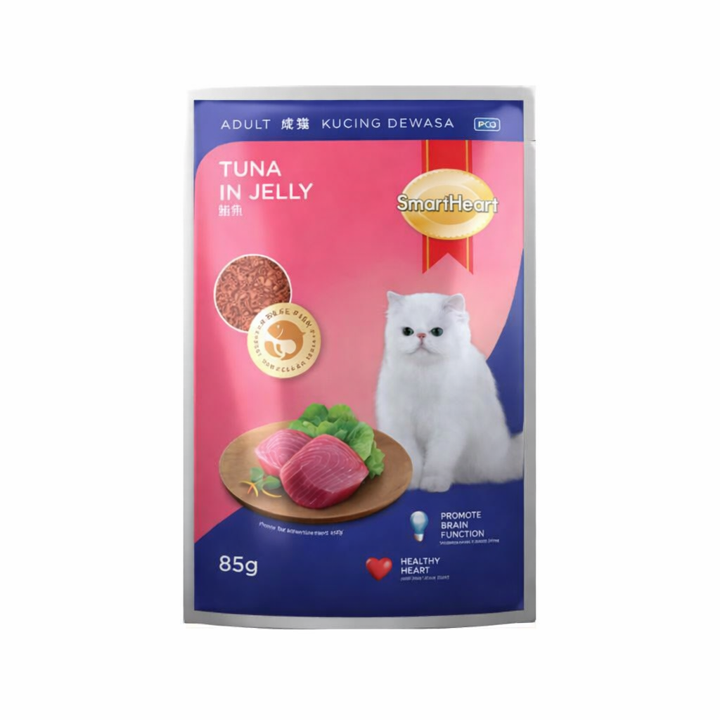 SmartHeart Adult Pouch Tuna in Jelly 85g