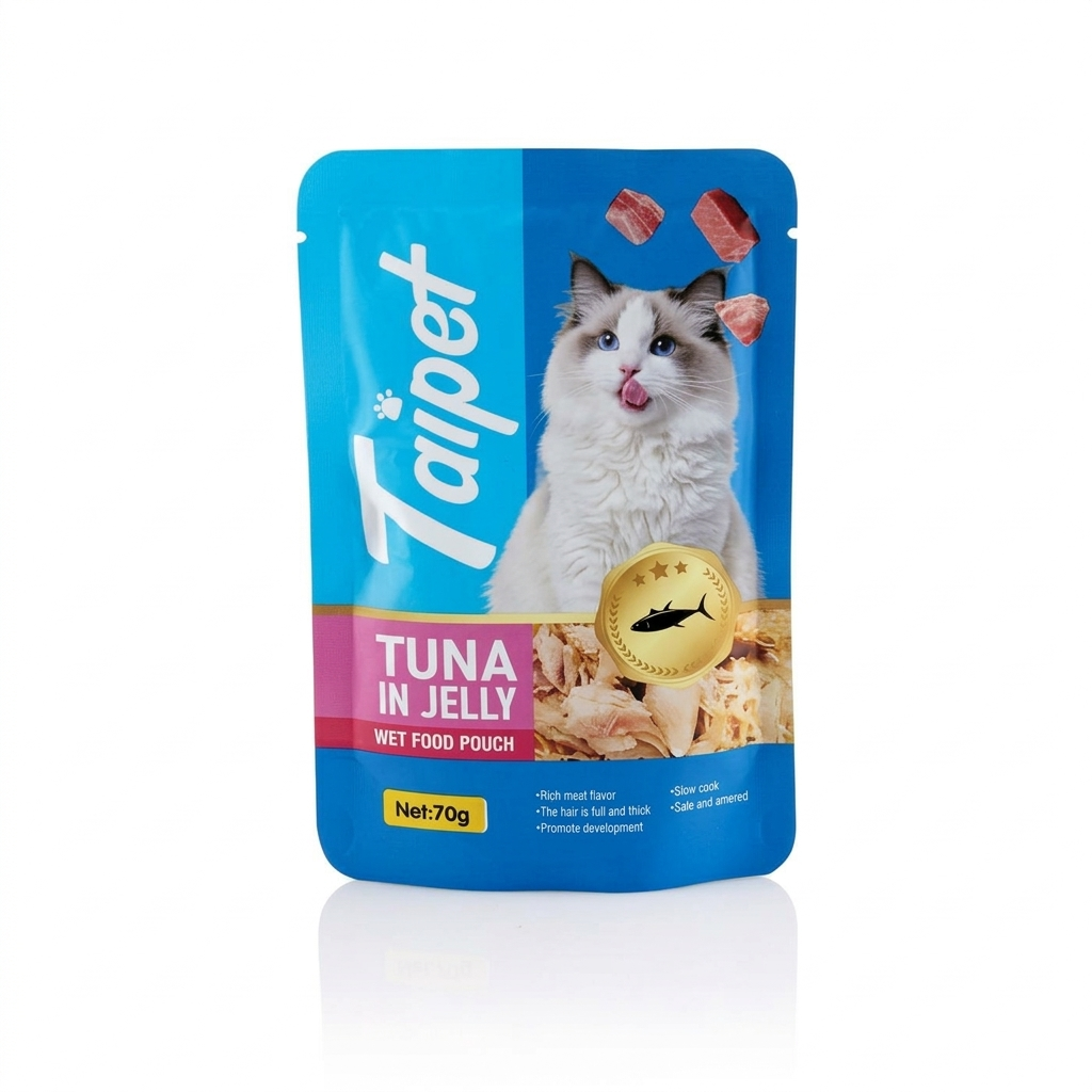 Taipet Tuna in Jelly All Ages Wet Food Pouch 70g