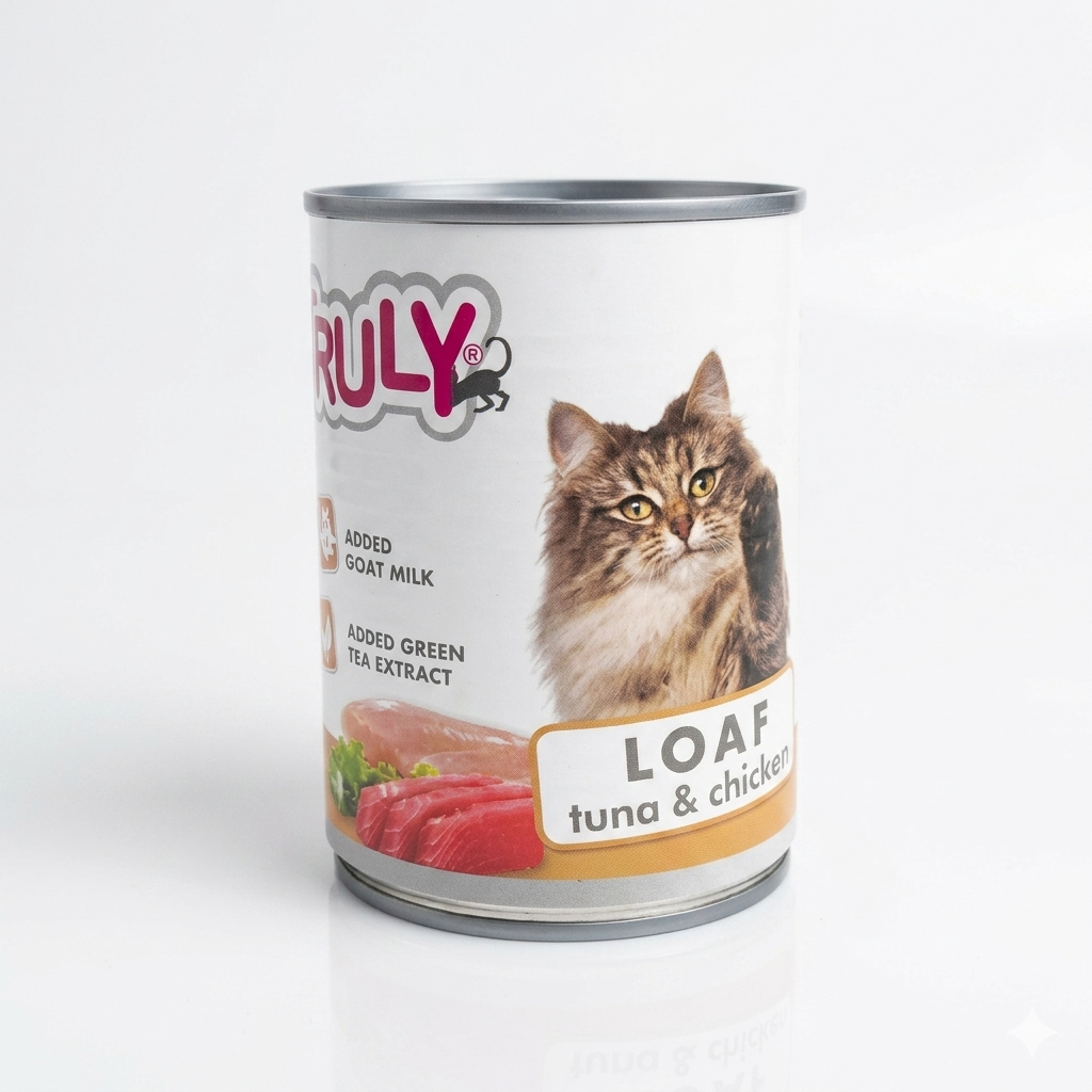 Truly Cat Can Food with Loaf Tuna And Chicken 375gm